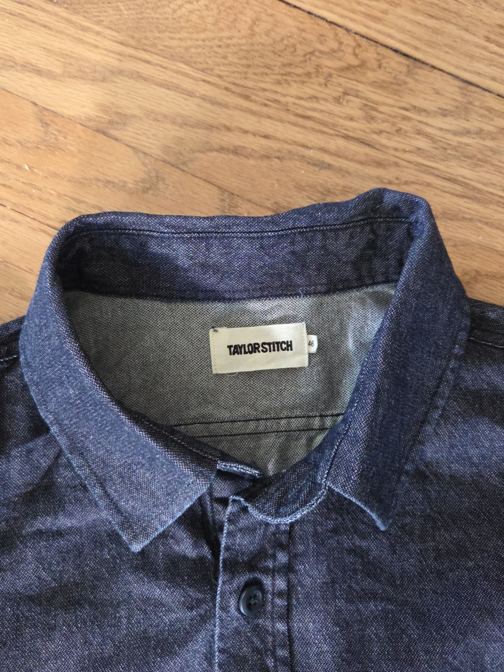 Taylor Stitch Indigo Chambray Button-Down Shirt - Picture 2 of 6